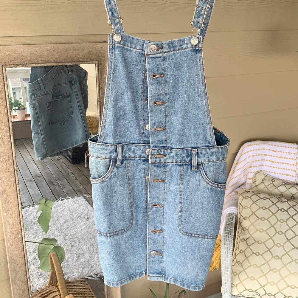PacSun jean overall dress
